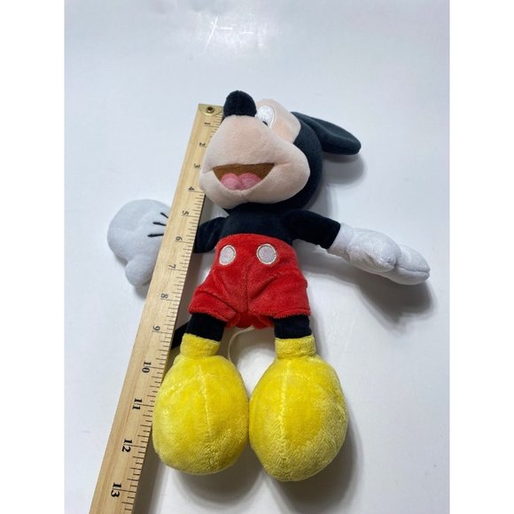 Disney Mickey Mouse Plush 12" Inch Original Mickey Mouse Stuffed Toy Teddy - Picture 6 of 7